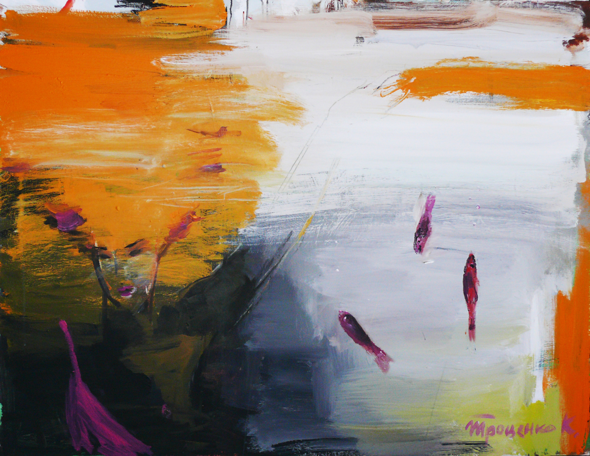 Aqua :: 100�130, canvas, acrylic