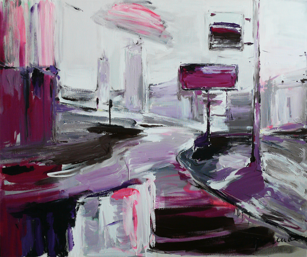 City :: 100�120, canvas, acrylic